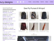 Tablet Screenshot of lucydesigns.ca